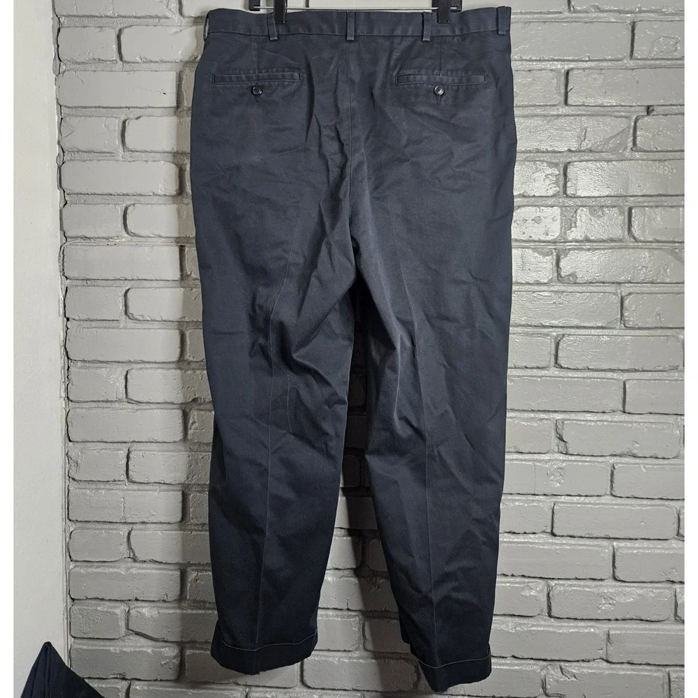 Brooks Brothers Advantage Chino Elliott Mens Pants Blue 40 X‎ 30